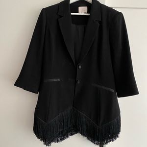 Cinq a Sept fringe blazer